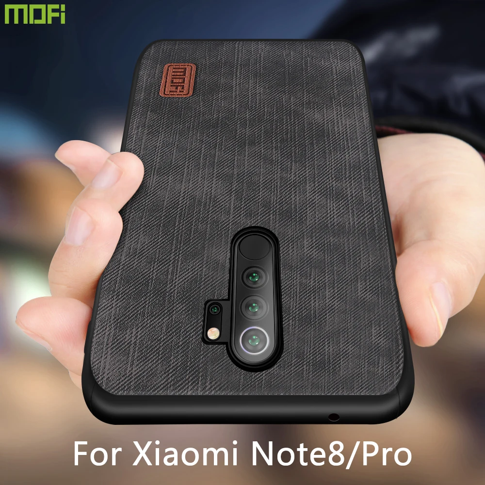 

Mofi For Xiaomi Redmi Note 8 Pro Case note 8T Case Redmi Note8 Cover Housing Silicone shockproof jeans PU leather TPU