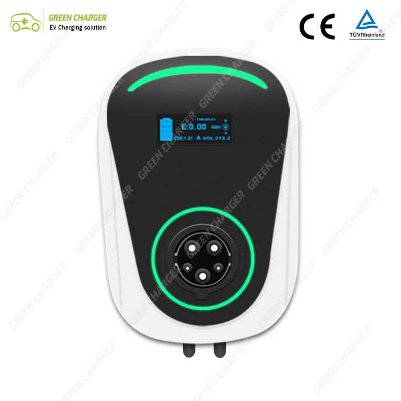 32A 7.2kw EVSE SAE J1772 Уровень 2 EV зарядная станция Тип 1 разъем для зарядки электромобиля APP контролируемый настенный ящик