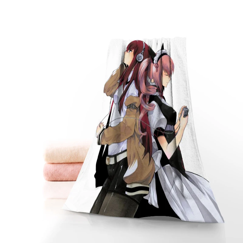 

Steins;Gate Towels Microfiber Bath Towels Travel,Beach,Face Towel Custom Creative Towel Size 35X75cm And 70X140cm