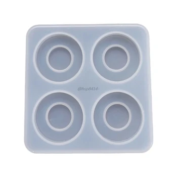 

Silicone Crystal Epoxy Resin Mold Round Drawer Handle Casting Mould Handmade DIY Crafts Decoration Making Tools