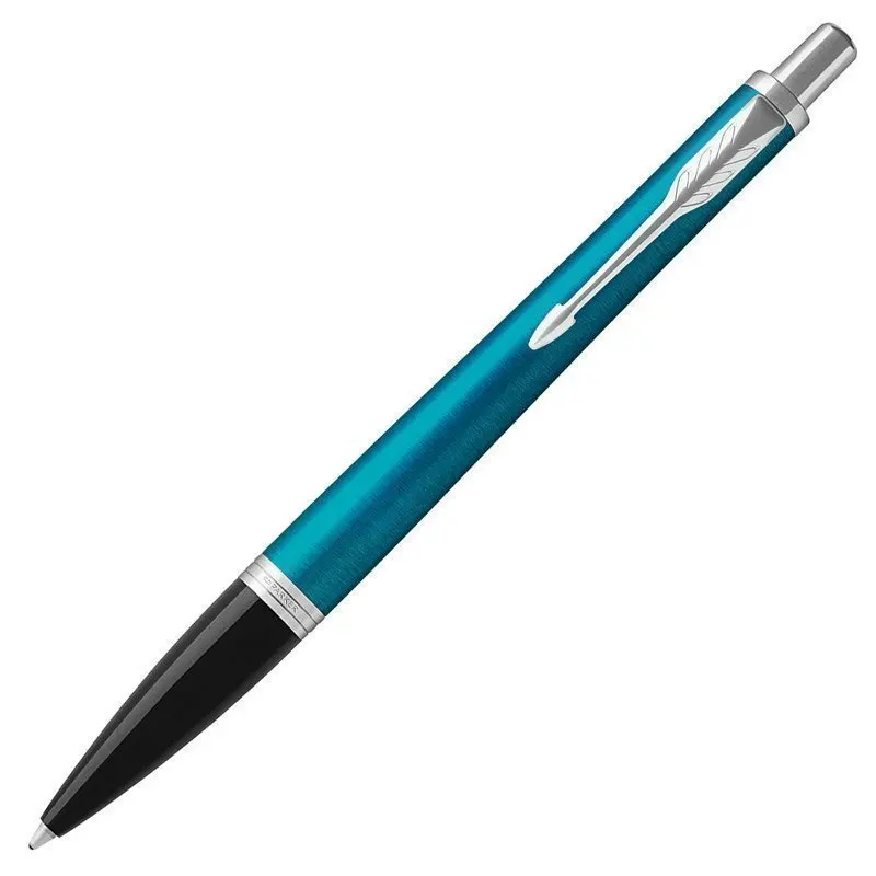Ручка шариковая PARKER &quotUrban Core Vibrant Blue CT" корпус изумрудный глянцевый лак