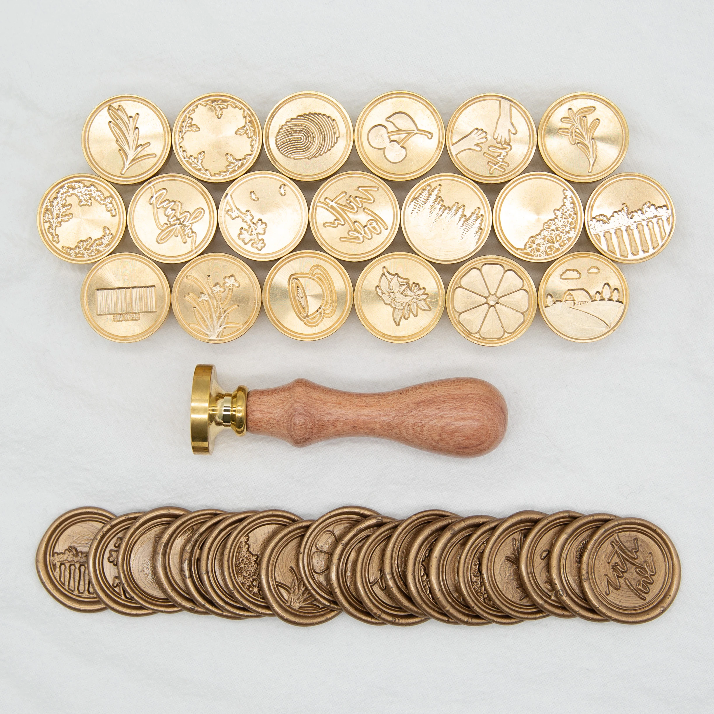 Christmas Wax Seal Stamps Head With Wooden Handle DIYRetro Sealing