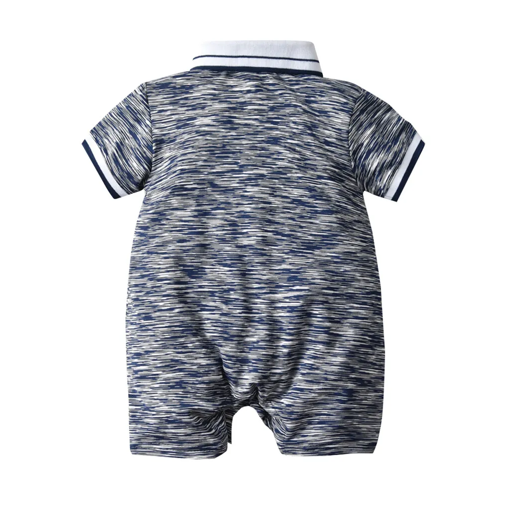 new born baby clothes baby boy romper winter clothes costume romper onesie disfraz bebe halloween Short Sleeve Striped 6-24m Z4