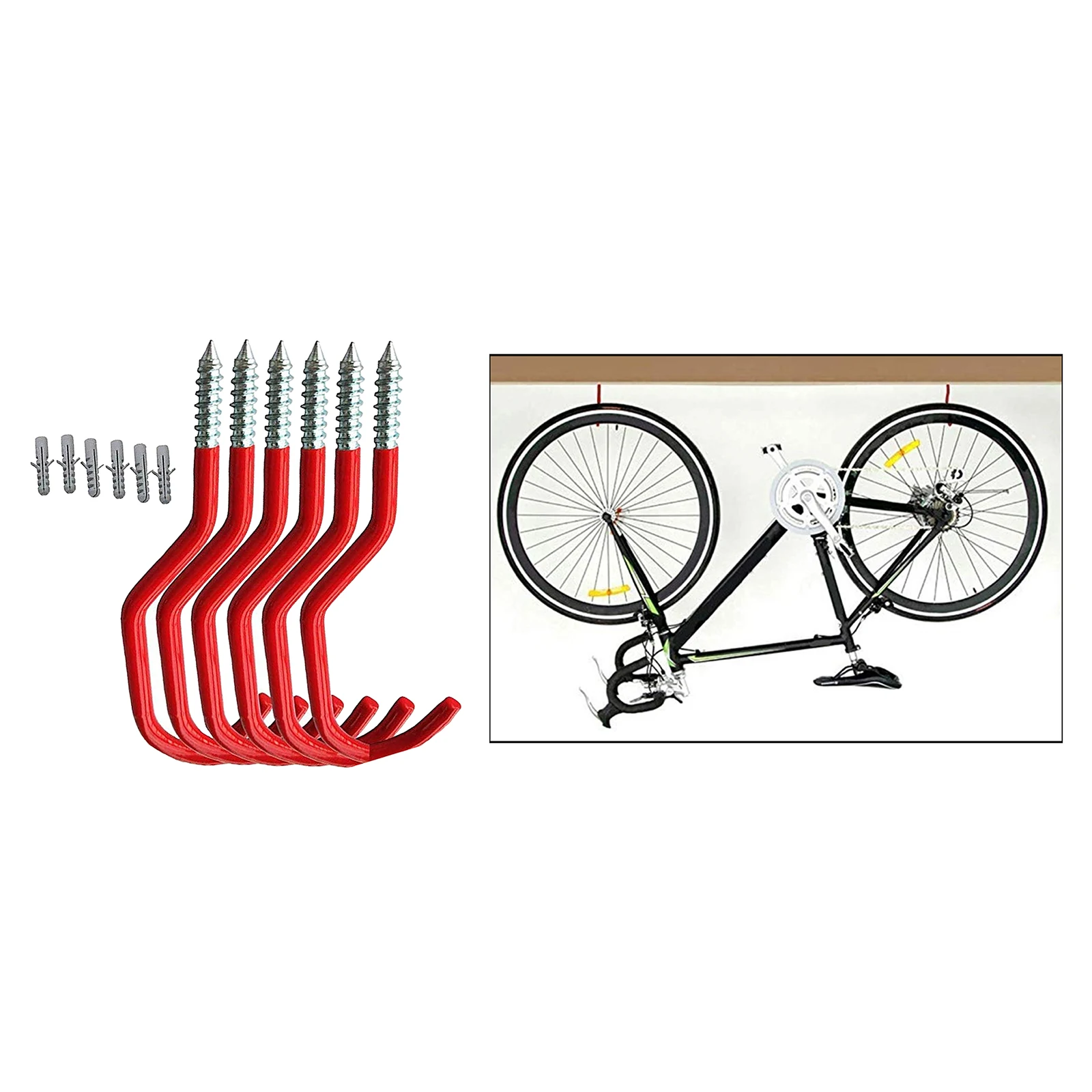 Porta Bici Appendi Bicicletta al Soffitto Garage | LGV Shopping