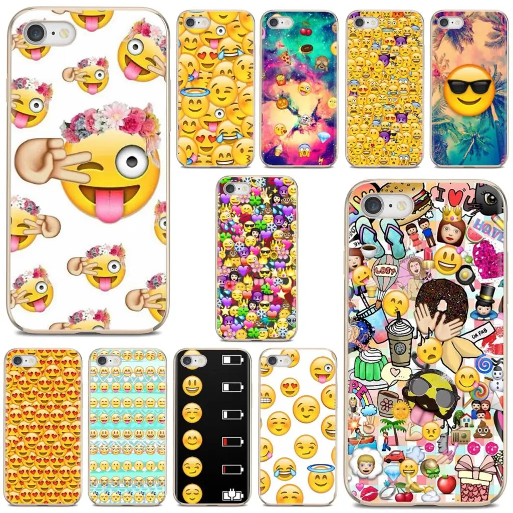 Силиконовые чехлы для телефонов-Эмодзи-Постеры-Love-Smilies Xiaomi mi Redmi Note 3 4 4X 5 6 7 8 8t 9 9s 9t