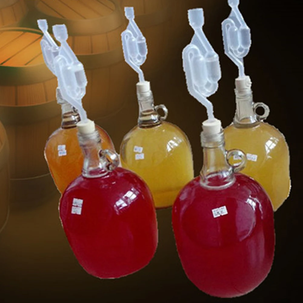 1 шт. герметичный клапан с воздушным замком в форме S пузырьковый - Цена: 