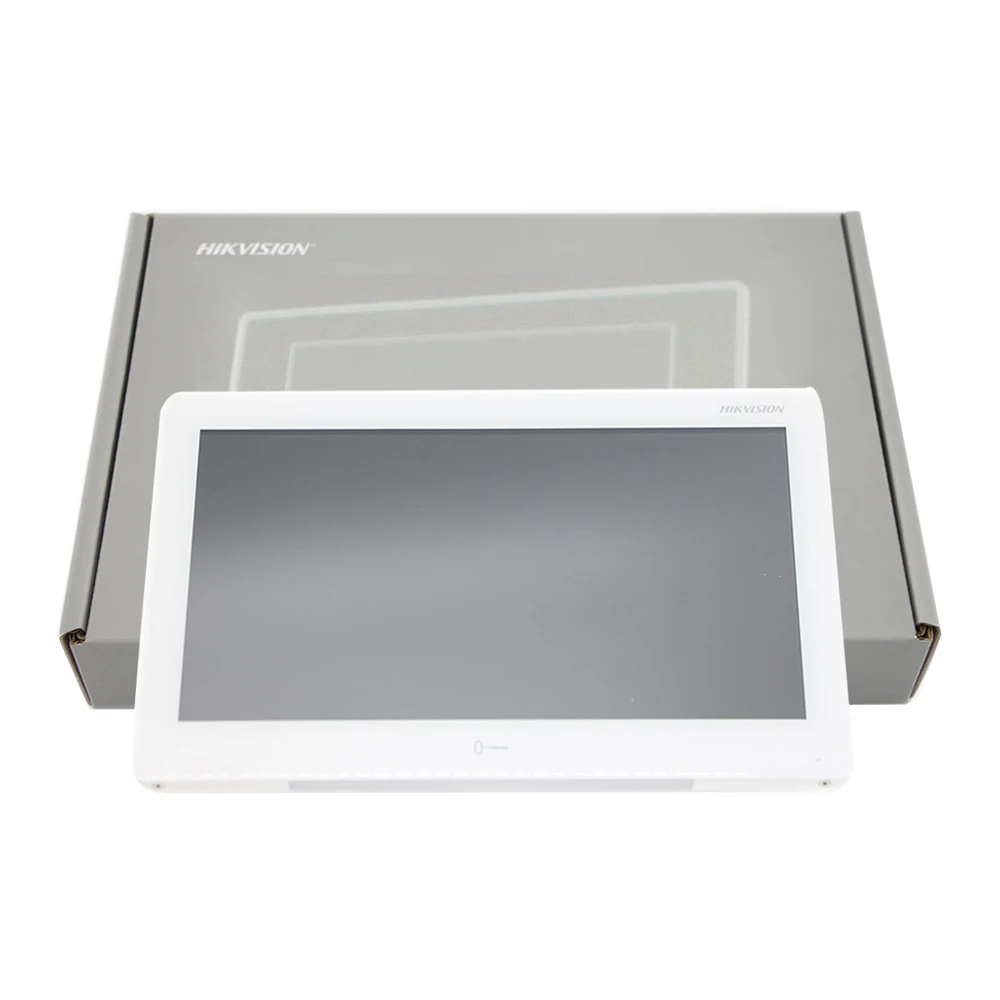 DS-KH9510-WTE1 Original Hikvision Android Indoor Station 10.1-Inch Colorful Touch Screen Video Intercom