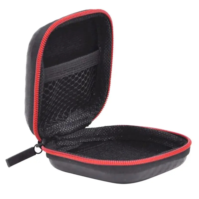

High End Zipper Earphone Case Bag Portable Storage Case Headphone SD Card Bag Box Earphone Accessories Caja del auricular 5035