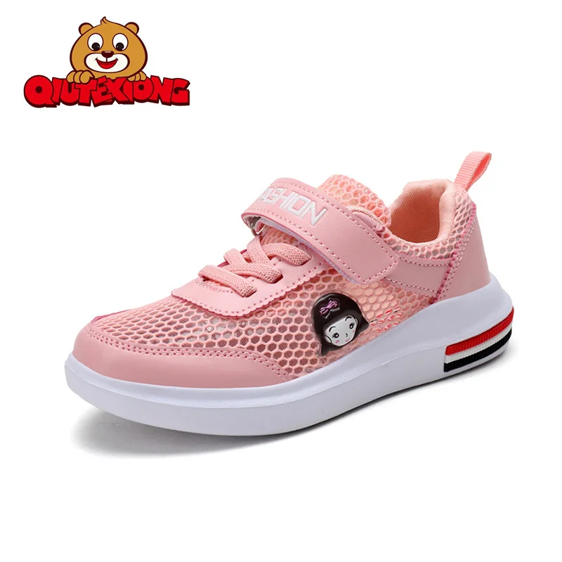 

Brand New Hollow Mesh Kids Shoes Light Breathable Soft Girls Sneakers Fashion Summer Casual Children Shoes Size 26-37