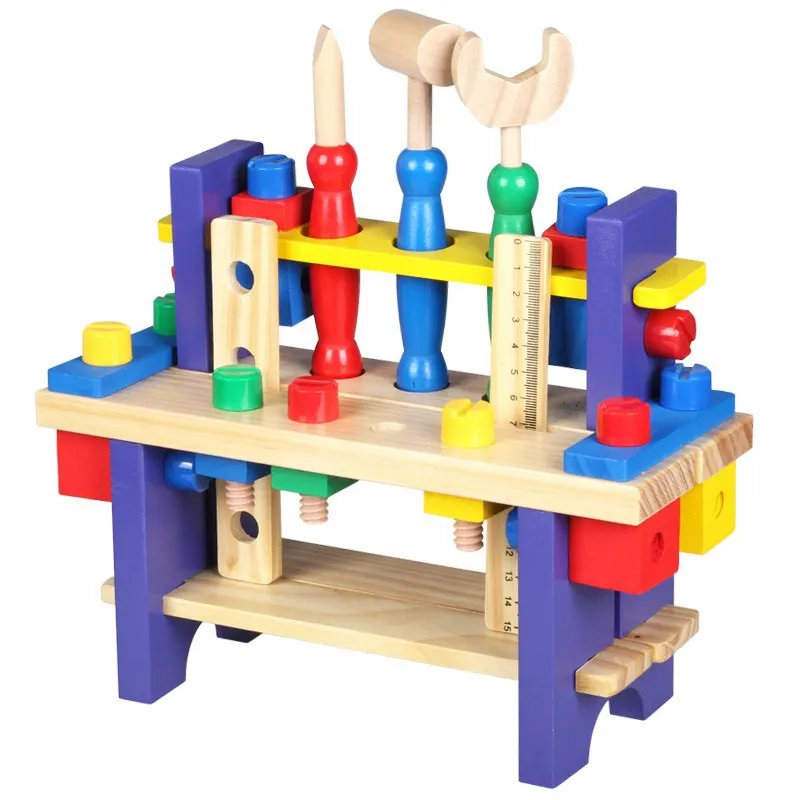 Construction Tool Toys Pretend Play Workshop Preschool Toys Kids Tool Set 