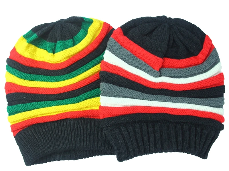 Jamaica regae Gorro Rasta Стильная кепка pello хип-хоп мужские зимние шапки женские красные желтые зеленые черные осенние модные женские вязаные кепки