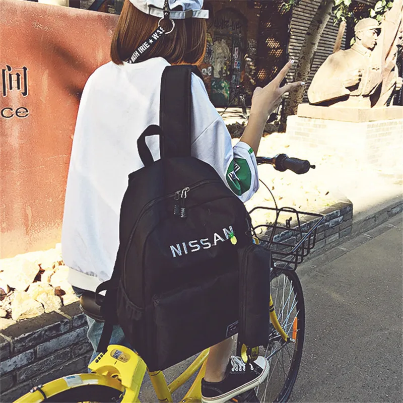 

Women Backpack Schoolbag Teenagers Designer Pocket Travel-Bag Female Girl's Casual