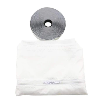 

HTHL-Universal Window Seal for Portable Air Conditioner and Tumble Dryer 300Cm, Air Lock Window Seal Flexible Cloth Window Seal