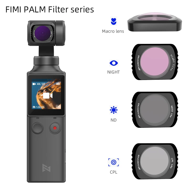 Фильтр объектива камеры для FIMI ладони MCUV CPL ND4 ND8 ND16 макро объектив Оптическое