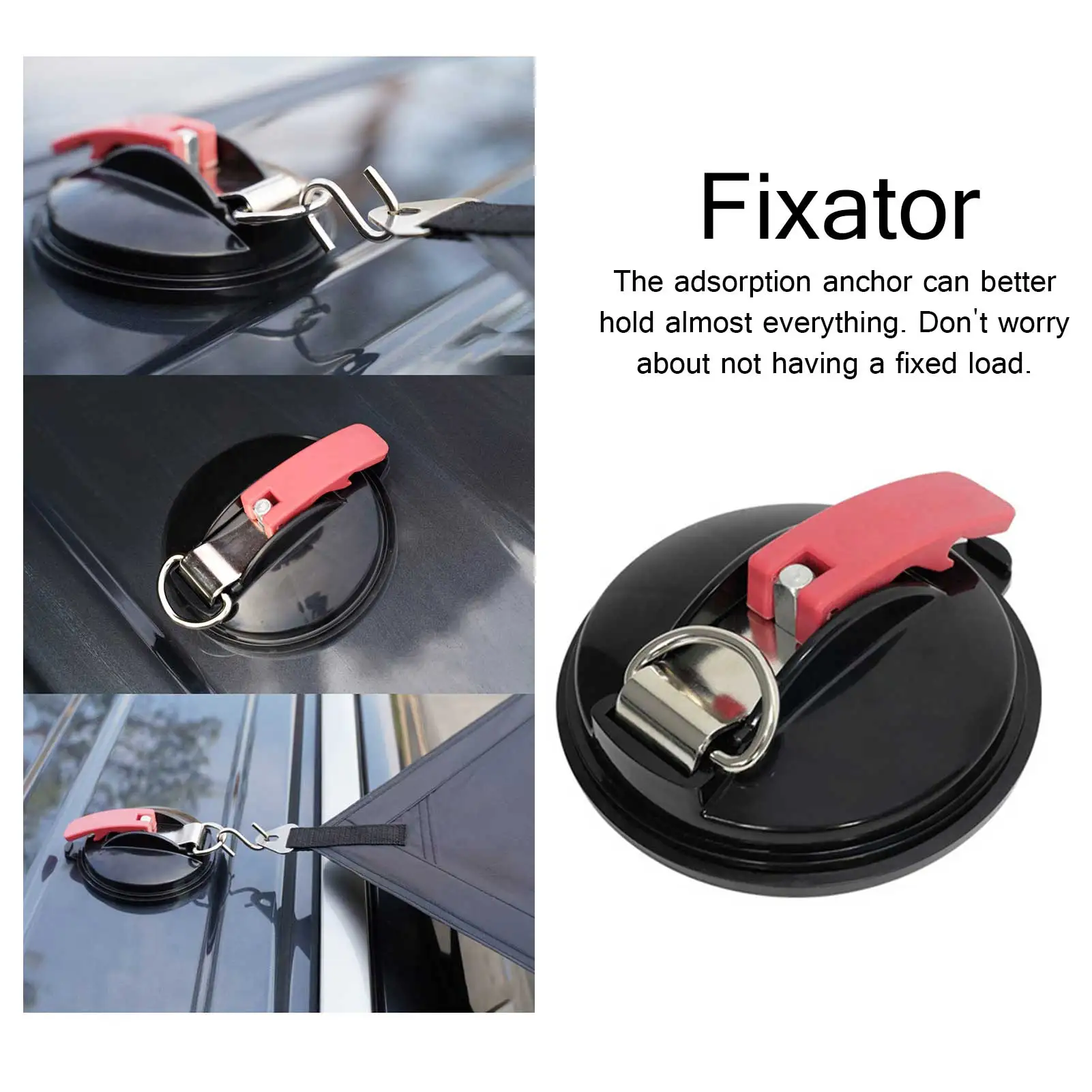 Tent Suction Cup Anchor Securing Hook Tie Down Camping Tent Accessories Tent Hooks