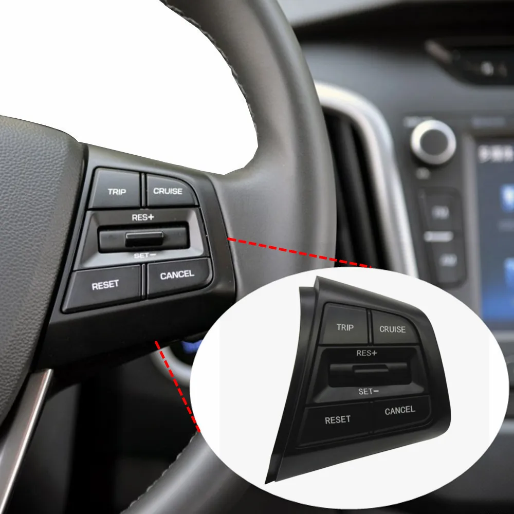 Для hyundai ix25(creta) 1,6 л круиз отмена переключатель рулевого колеса правая Боковая кнопка нагрева/стандартный кабель