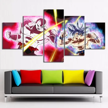 

Hogar Jiren Vs Ultra Goku Dragon Ball 5D Embroidery Diamond Picture Home Decor Painting Full Round Drill Cross Stitch Wall Gift