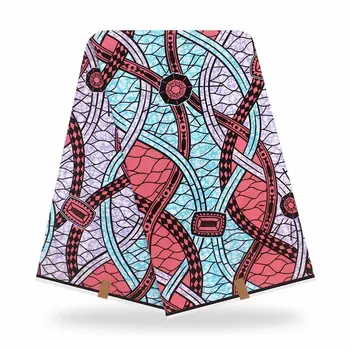 

ankara fabric wax african fabric 100% Cotton high quality african wax prints fabric 2019 soft Wax fabric 6yard for dress
