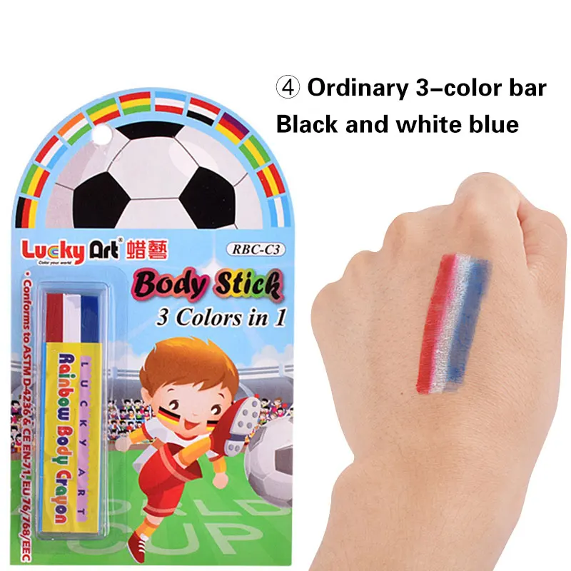 New Body Painting Toys UV Body Art Painting Makeup Paint Rainbow Art Tattoo Paint For The Face Paint Colored Child Kids Toys - Цвет: A4