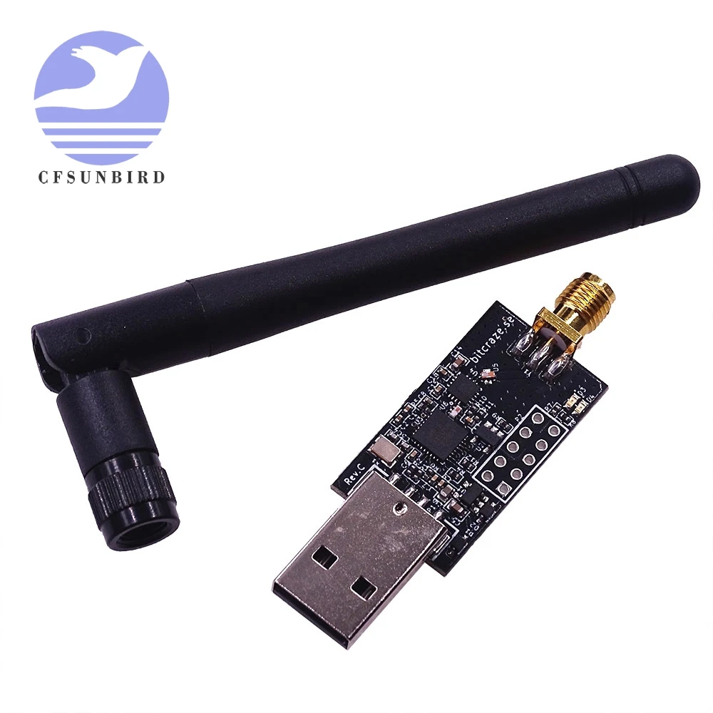 Crazyradio PA 2.4 GHz USB dongle Crazyflie 2.0 vehicle wireless transceiver | Электронные компоненты и