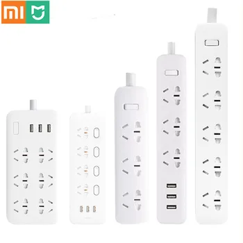 

Xiaomi Mijia Power Strip Fast Charging 2500W 10A 6 Standard Sockets/8 Standard Sockets/3 Socket With 1M/5M Cable Charging Power
