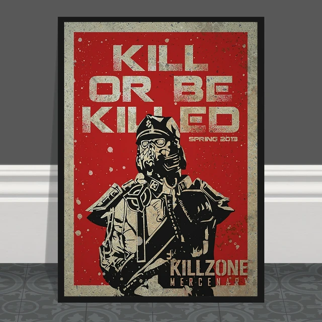 Killzone Poster Playstation Wall Art Video Games Picture 