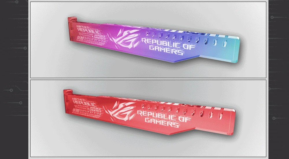 RGB, Suporte GPU M B Fé Lâmpada