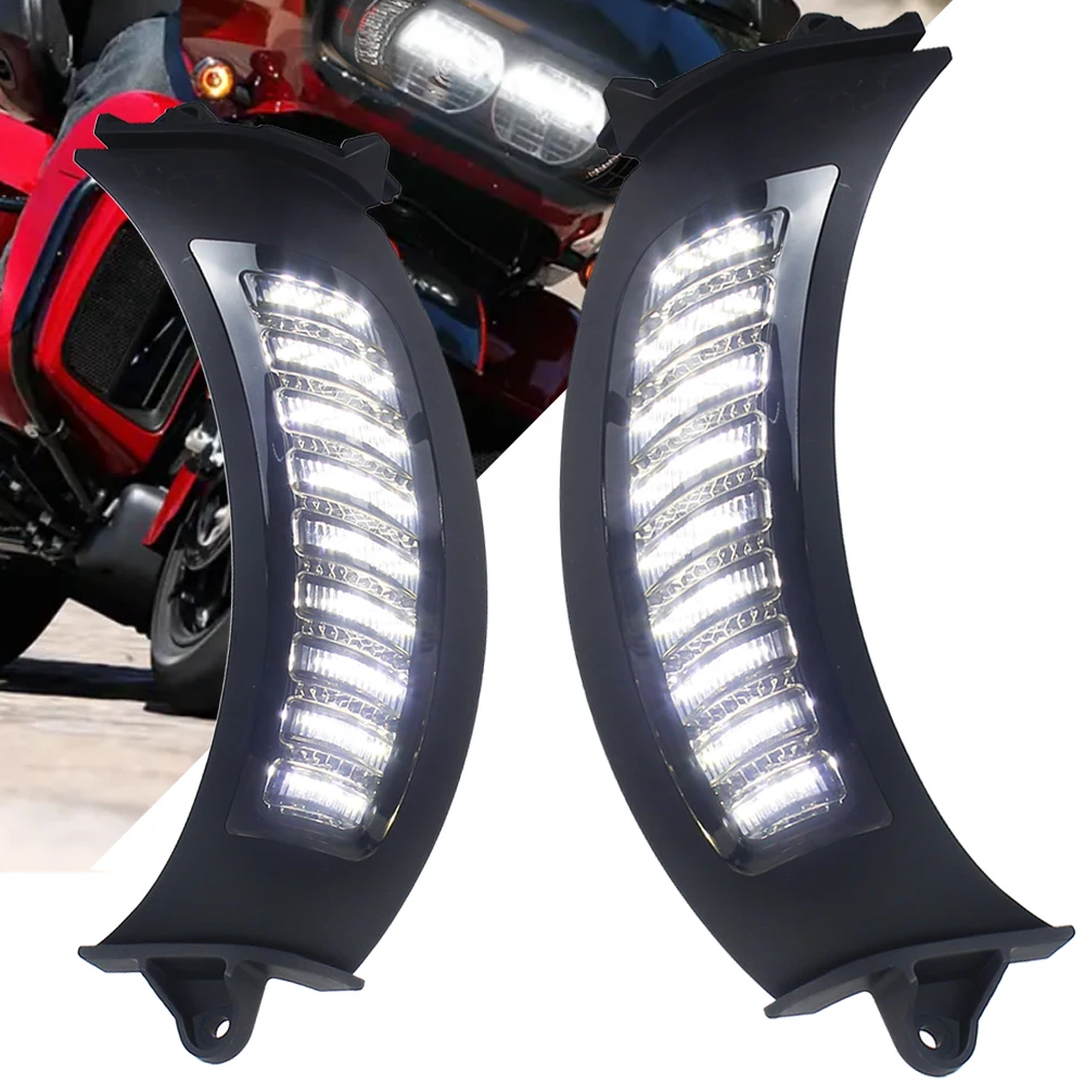 Motorcycle Lamp New for Road Glide Front Led Turn Signal Light with White DRL For 2015-2020 Lights |