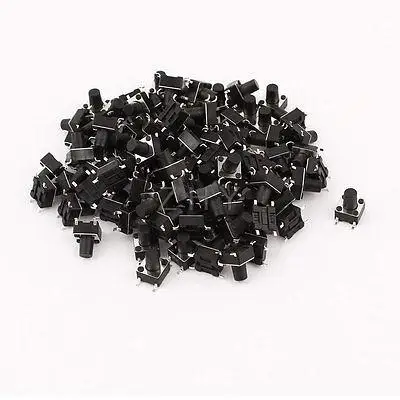 

100 x SMD 4Pin Tactile Tact Push Button Micro Momentary Switch 6x6x8.5mm