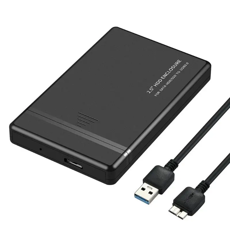 ALLOYSEED2.5 дюймов HDD SSD корпус 480 Мбит/с жесткий диск коробка USB2.0/USB3.0/type-C Мобильный Внешний чехол для ноутбука - Цвет: USB3.0