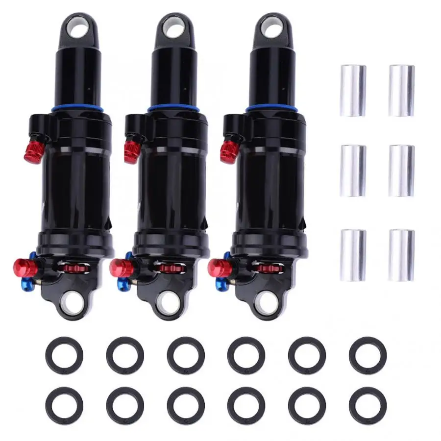 Durable Rear Shock Absorber Black Steel Mountain Bike Air Rear Shock