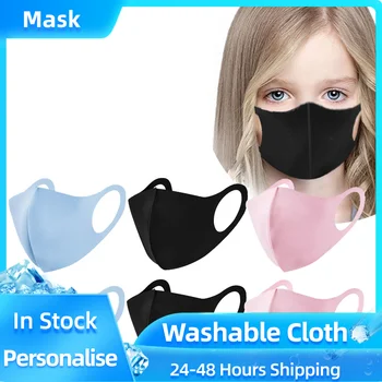 

6PCS Unisex Child Kids Mouth Masks Dust Proof Windproof Polyester Mouth Face Mask for child Face Cover Mascarar Mascarillas