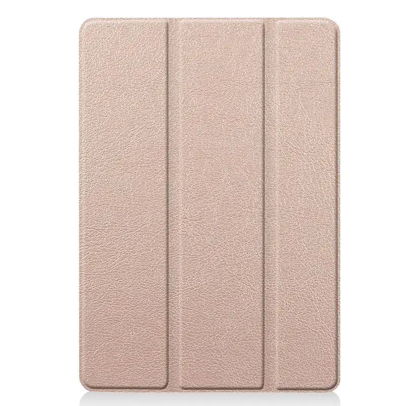 Folio Tri-Fold Fundas чехол для IPad 7th Gen 10," сплошной цвет PU кожаный смарт-чехол для IPad 7 Чехол черный темно-синий