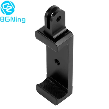 

Universal Smart Phone Stand Holder Clip Tripod Adapter 1/4 Hole Clamp Mount for iPhone Huawei mi for Gopro Monopod Selfie