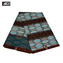 ACI полиэстер Африканский Воск Анкара ткани высокого качества Нигерия воск для батика Tissu Africain 6 ярдов Новая африканская восковая штамповка ткань