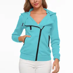 Женские пальто женские куртки осенние свитера с капюшоном модные зимние повседневные толстовки с v-образным вырезом