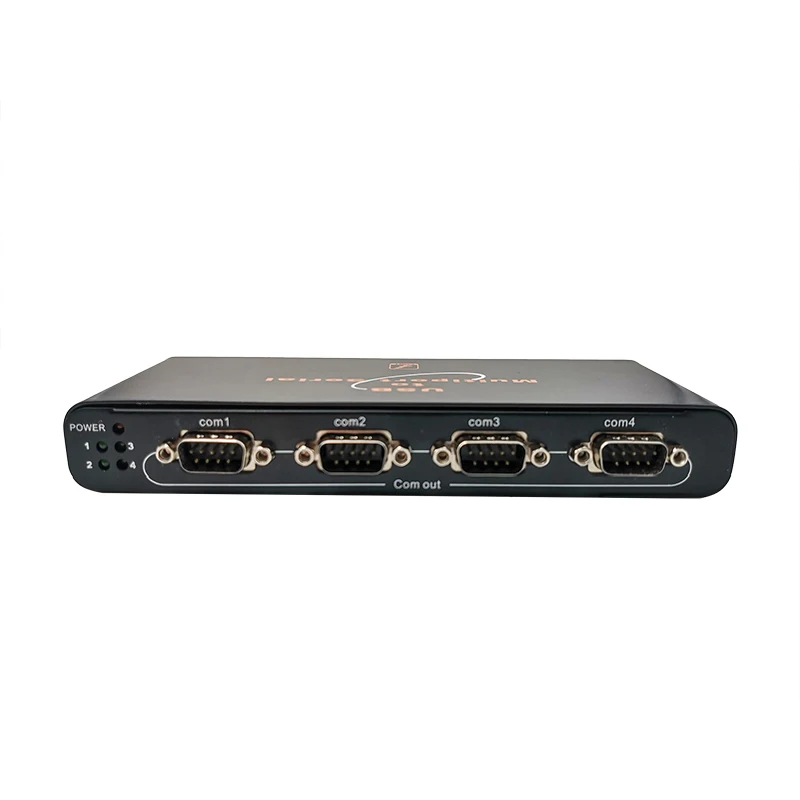 Usb 2.0 a Portas Rs232 Db9 9pin com Conversor de Porta Serial Adaptador Multiplicador Controlador Rs232 Hub Plug Usb2.0