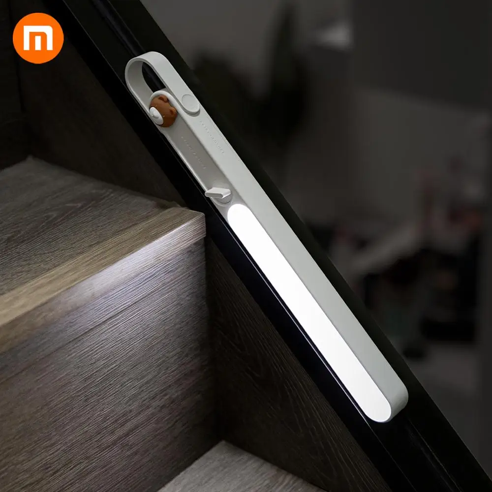 

Xiaomi 3Life LED Night Light Mini Table Lights Eye Protection Pasteable Light Reading Light With Hooks Table Lamp Corridor light