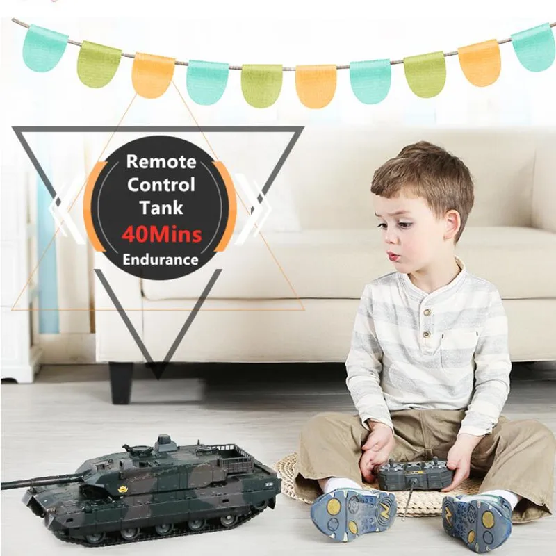 40CM Type 10 Main Battle Remote Control Tank 330 Degree Turret Rotation Independent Suspension Shock 40Mins Life RC Tank Model 2