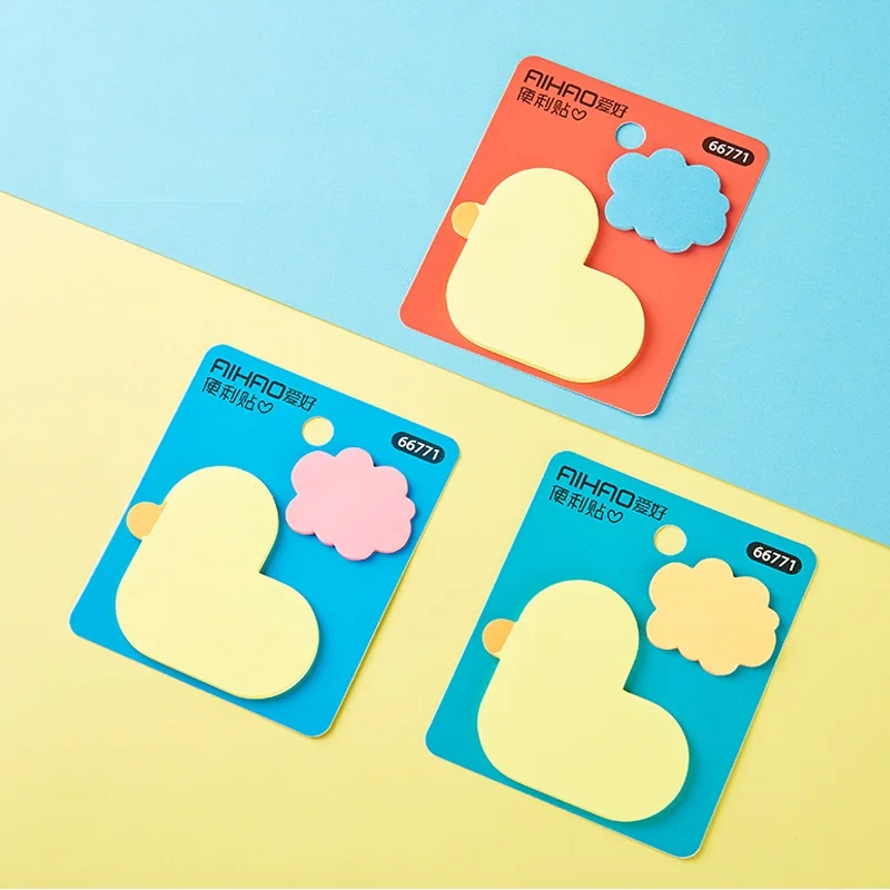 

3pcs Cartoon Small Yellow Duck Sticky Note Cute Post Memo Pad Planner Diary Sticker Kid Gift Office School Students Supply H6902