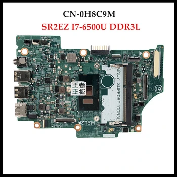 

High quality CN-0H8C9M for For Dell Inspiron 13 7359 Laptop Motherboard 14275-1 H8C9M SR2EZ I7-6500U DDR3L 100% Tested
