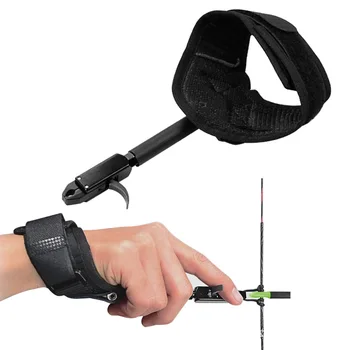 

Camo Archery Release Aid Adjustable Wrist Strap Archery Release