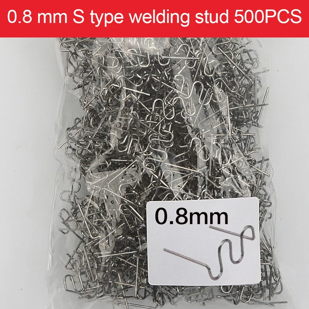 500PCS 0.6/0.8mm Hot Stapler Staples Wave Repair Staples Car Tools For Plastic Welder Cut Welding Machine Wave Staples Welder cheap stick welder