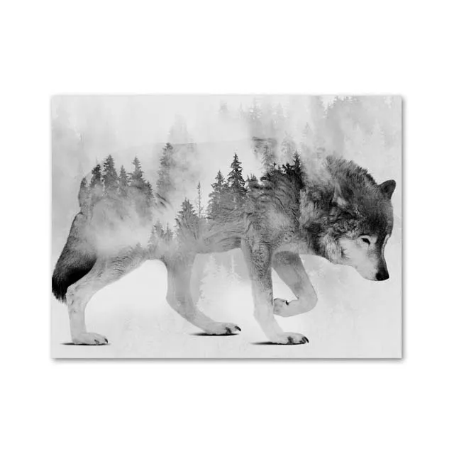 Nordic-Style-Canvas-Modern-Printed-Bear-Wolf-Creative-Landscape-Poster-Home-Decor-Painting-Wall-Art-Picture (5)