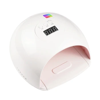

UV LED Nail Lamp 72 Watt Faster Nail Dryer for Gel Polish Salon Quality Professional Gel Lamp Automatic Sensor Nail Art Tools