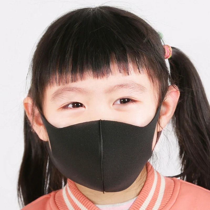 

3pcs Kids Outdoor Cycling Anti Dust Haze Sponge Mouth Face Mask Respirator Masks