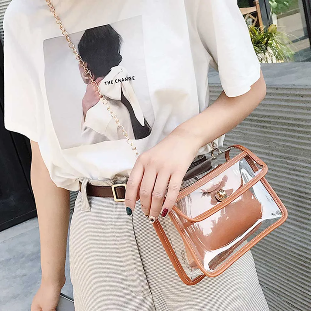 

sac a main transparent femme 2019 bags for women 2018 new retro fashion women shoulder bag 2019 chain handbag#G2