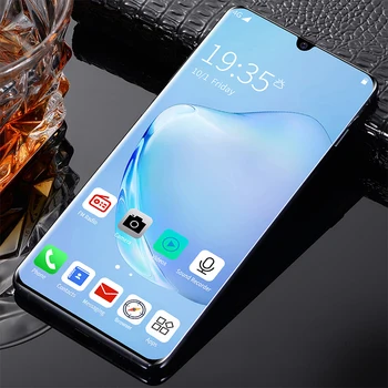 

N20+ Android Smartphone 8core 256GB 6.7inch Cellphone Dual SIM Mobile phone Cell Smart Phones fingerprint unlock handset