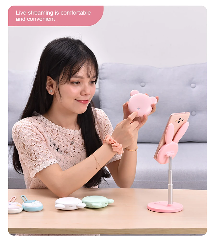 Kawaii Bunny Ears Desk Phone Holder - Limited Edition