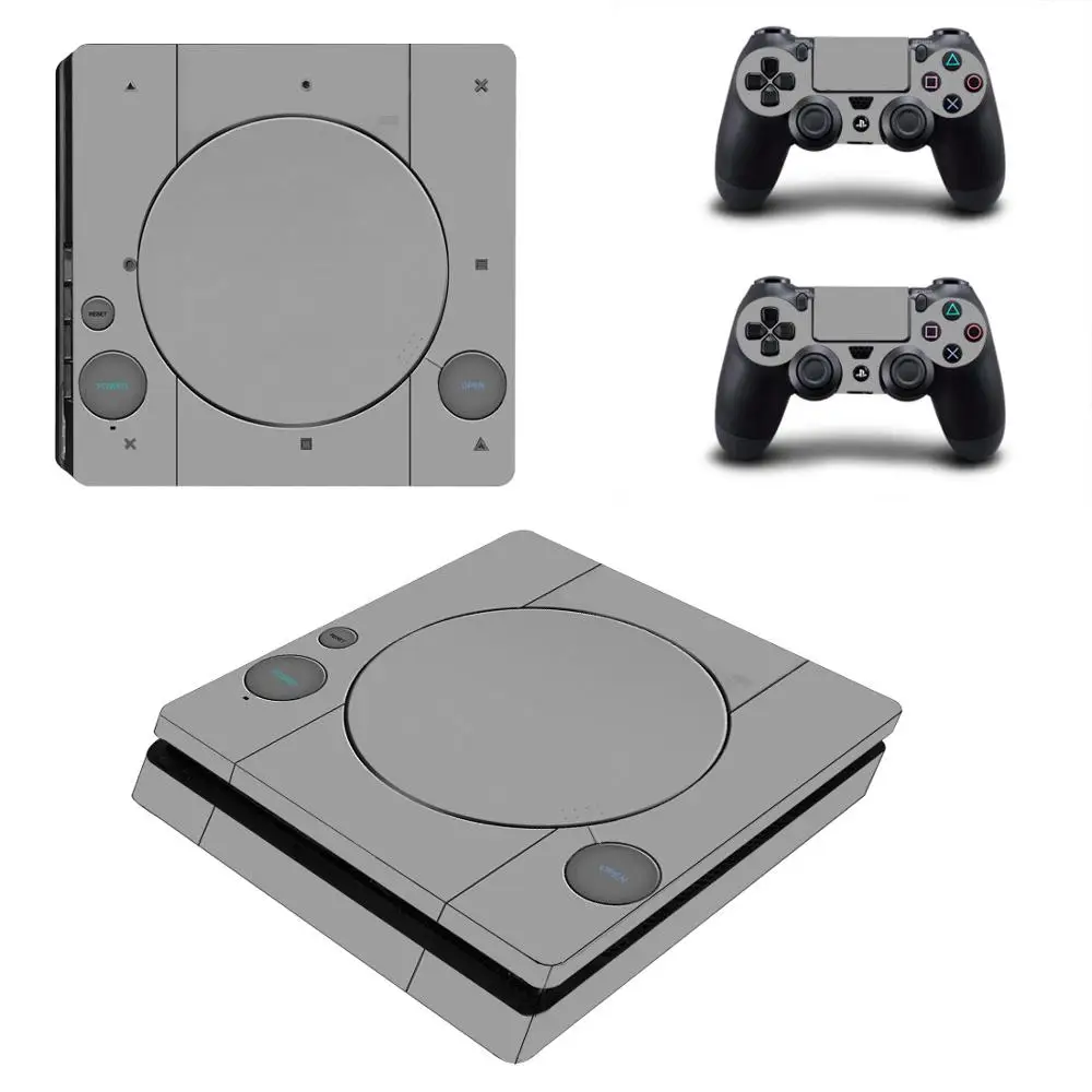 PS4 тонкие наклейки PS 4 Play station Slim виниловое покрытие Переводные картинки Стикеры